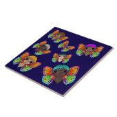 Big Eyes & Butterflies design Tegeltje (Zijkant)
