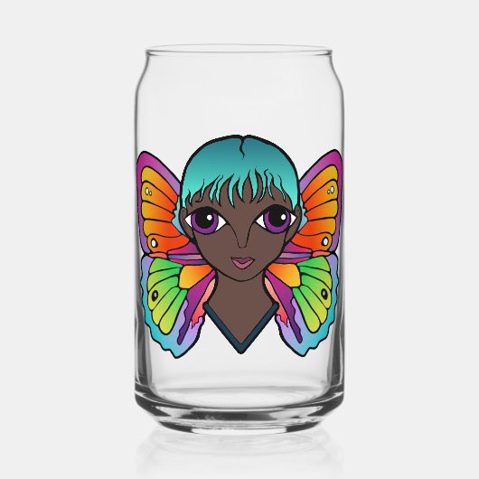 BIG EYES & BUTTERFLY BLIKVORM GLAS (Voorkant)