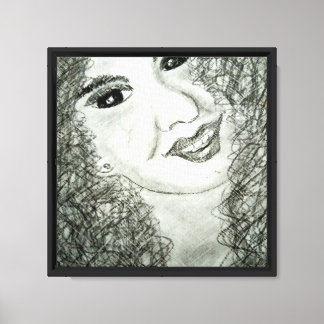 Big Eyes Canvas Afdruk