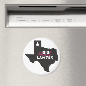 Big Fancy Texas Lawyer Magnet (In Situ (Lave-vaisselle))