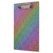 Big Faux Glitter Sparkles Shiny Rainbow Klembord (Links)