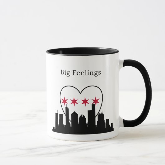 Big Feelings Chicago Skyline Mug (Droite)