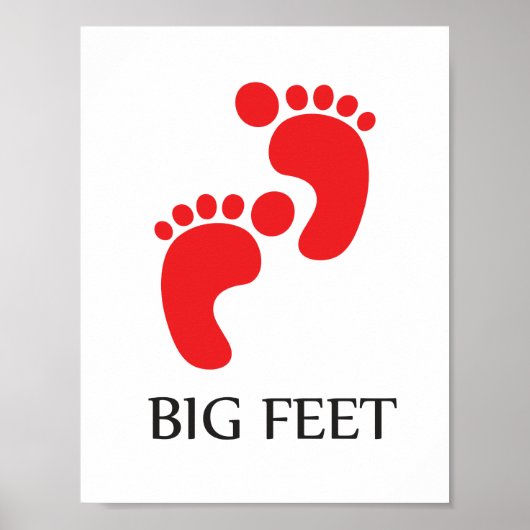 Big Feet Poster (Voorkant)