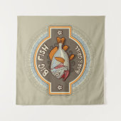 Big Fish Bar en grill Poster Wandkleed (Voorkant)