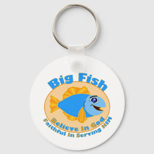 Big Fish Believe in God Sleutelhanger