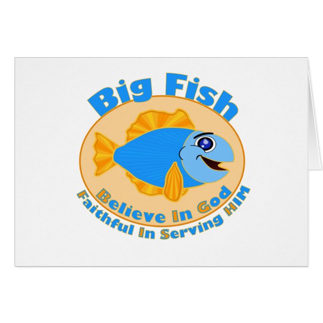 Big Fish Croyez en Dieu (Devant horizontal)