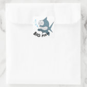Big Fish - Square Stickers (Tas)