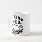 Big Fish Story drôle tasse de café (Devant gauche)