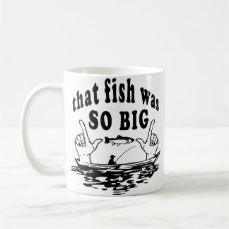 Big Fish Story drôle tasse de café