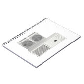 Big floor standing air conditioning notitieboek (Linkerzijde)