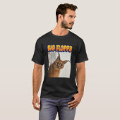 Big Floppa Meme Cat T-shirt (Voorkant volledig)