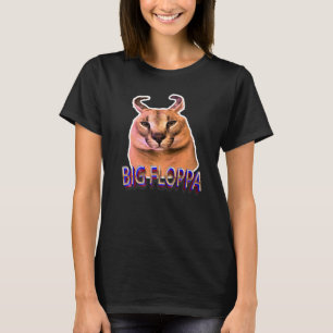 Big Floppa Meme Cat T-shirt