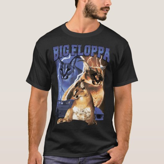 Big Floppa Rap T-shirt (Voorkant)
