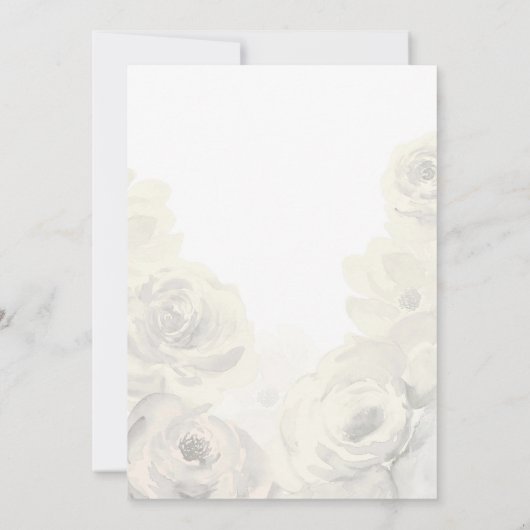 Big Flower faire-part de mariage 2025 (Dos)