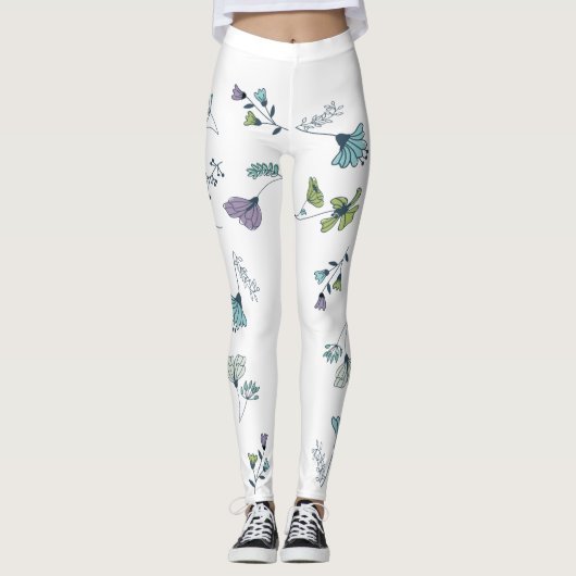 Big Flower-Leggings Leggings (Voorkant)