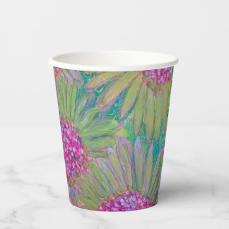 Big Flower Papieren Bekers