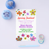 Big Flowers Custom Flyer (Enkel)