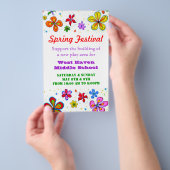 Big Flowers Custom Flyer (Hand)