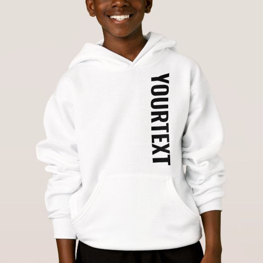 Big Font Texte Modèle Enfants Garçons Les deux côt (Devant)