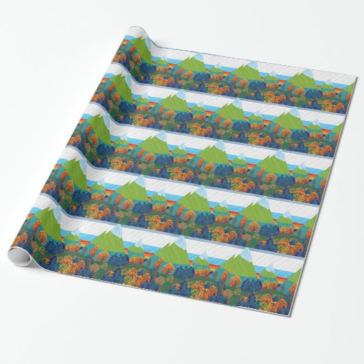 Big Foot Cadeaupapier (Uitgerold)