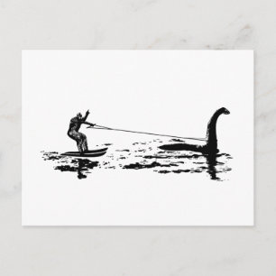 Big Foot en Nessie Briefkaart