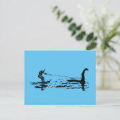 Big Foot en Nessie Briefkaart (Staand voorkant)
