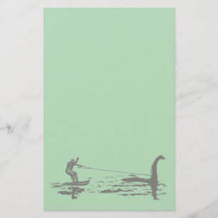 Big Foot en Nessie Briefpapier