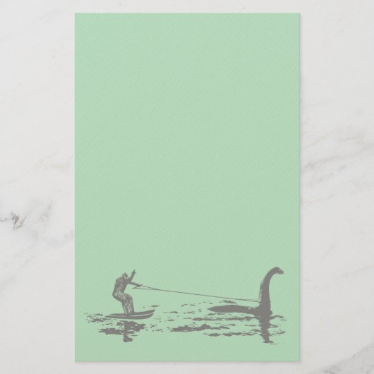 Big Foot en Nessie Briefpapier (Voorkant)