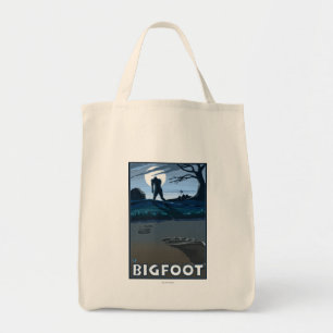 Big Foot loopt door Golf Course Tote Bag