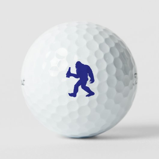 Big Foot Sasquatch Golfballen (Voorkant)