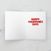 BIG FOOT VALENTIJN FEESTDAGEN KAART (Binnen)