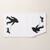 Big Foot Walking his Dog (Serviette à main)