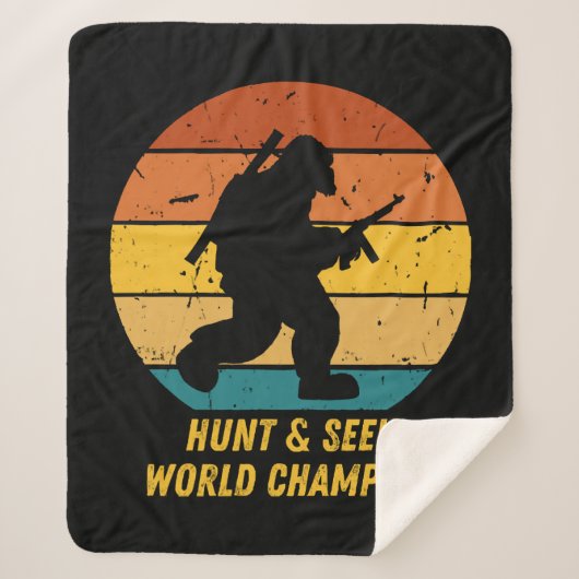 Big Foot wil zich nu niet meer verstoppen en zoeke Sherpa Deken (Voorkant)