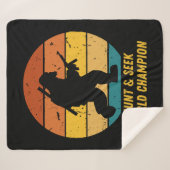 Big Foot wil zich nu niet meer verstoppen en zoeke Sherpa Deken (Voorkant (horizontaal))