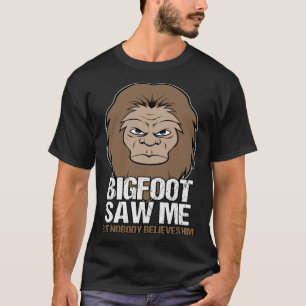 Big Foot zag me mythisch wezen T-shirt