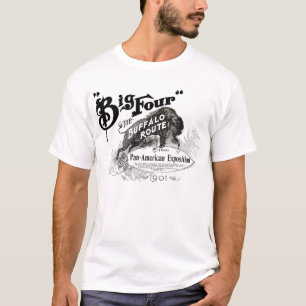 Big Four Buffalo Route Pan American Expo 1901 NY T-shirt