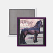 Big Friesian Horse Magnet 2 (Recto/Verso)
