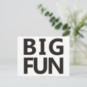 Big Fun Briefkaart (Staand voorkant)