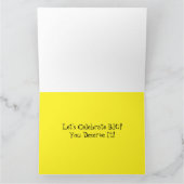 BIG Fun Colorful Gefeliciteerd Celebration 8x10 Kaart (Binnen)