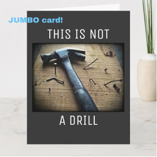 Big Funny Vaderdag "Dit is geen boor" woordspeling Kaart