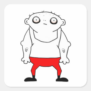 Big Galoot Vierkante Sticker