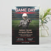 BIG GAME Football Party Invitation (Debout devant)
