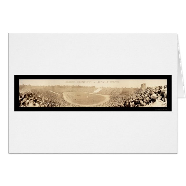 Big Game Stanford Cal Foto 1925 (Voorkant Horizontaal)