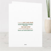 BIG Gepersonaliseerde bedankkaart voor coach (Achterkant)