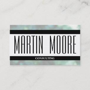 Big Giant letters name tag cover Visitekaartje
