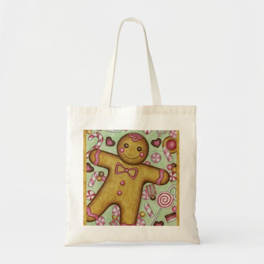 Big Gingerbread Boy Tote Bag (Voorkant)