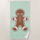 Big Gingerbread Cookie Handdoek Gift (Voorkant)