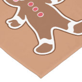 Big Gingerbread Cookies Table Runner Korte Tafelloper (Hoek)