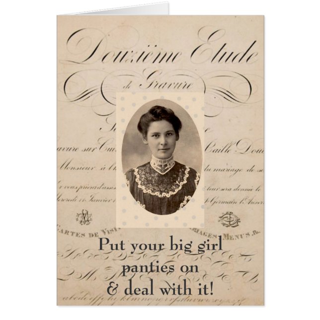 Big Girl Panties Card (Voorkant)