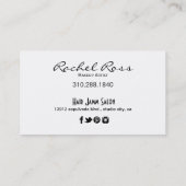 Big Glossy Lips uit Afrika | fuschia Visitekaartje (Achterkant)